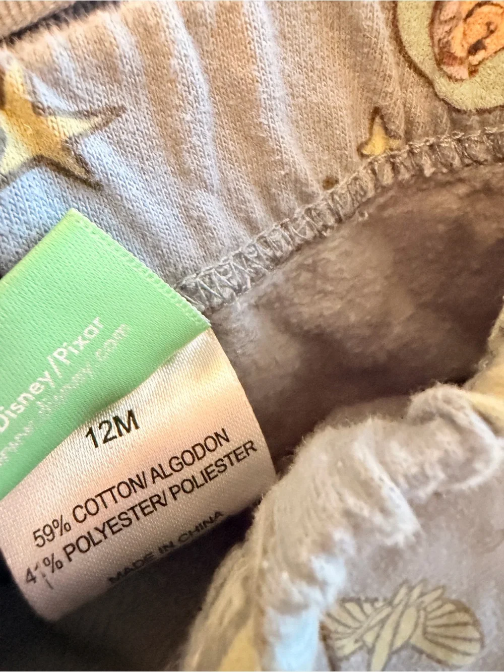 Toy Story Blue Space-Print Baby Sweats Set